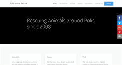 Desktop Screenshot of polisanimalrescuegroup.com